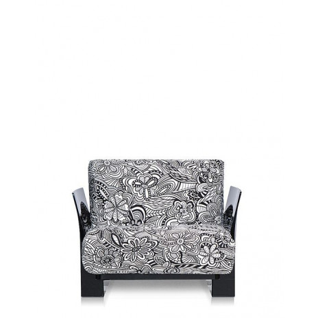 Fauteuil Pop Missoni / structure noire