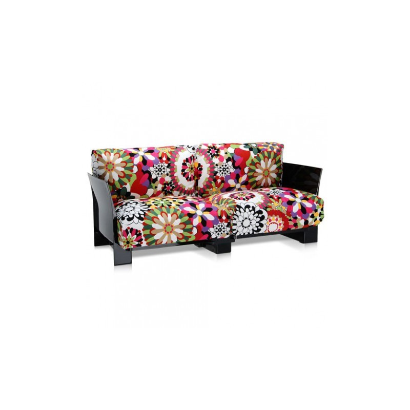 Canapé Pop Missoni 2 places / structure noire
