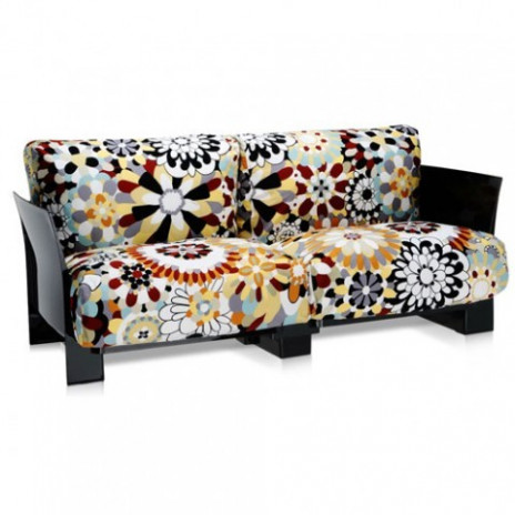 Canapé Pop Missoni 2 places / structure noire