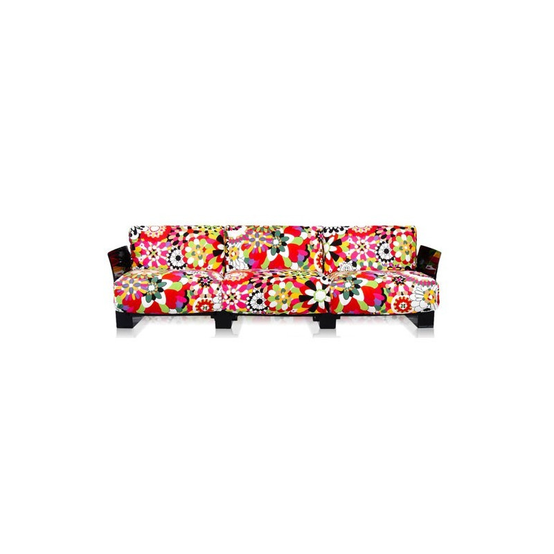 Canapé Pop Missoni 3 places / structure noire
