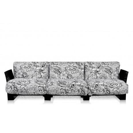 Canapé Pop Missoni 3 places / structure noire