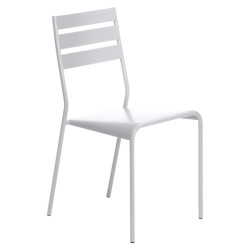 Chaise Facto blanc coton