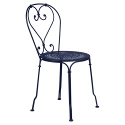 Chaise 1900 bleu abysse