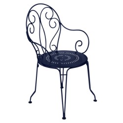 Fauteuil Montmartre bleu abysse