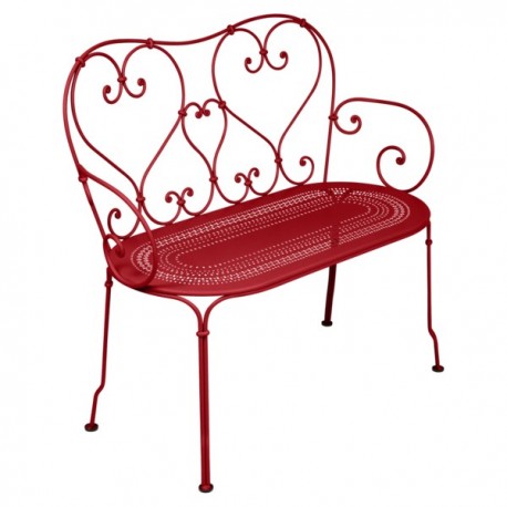 Banquette 1900 coquelicot