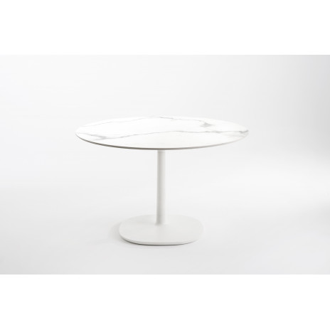 Table Multiplo / grand plateau rond en marbre Ø 135 cm / intérieur