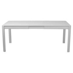 Table extensible Ribambelle gris métal