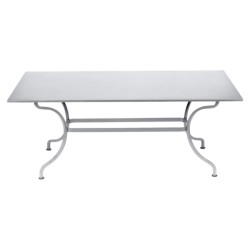 Table rectangulaire Romane blanc coton