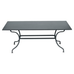Table rectangulaire Romane gris orage