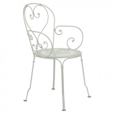 Fauteuil 1900 gris argile