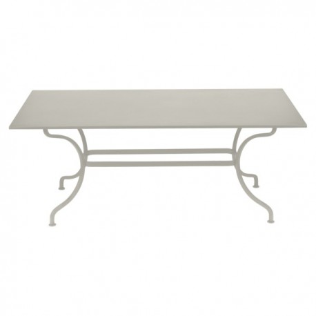 Table rectangulaire Romane gris argile