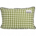 Coussin Pied de Coq Kaki