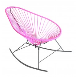 Fauteuil à bascule Acapulco Magenta Fuchsia