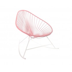 Fauteuil à bascule Acapulco Pastel Coral - Rose poudré