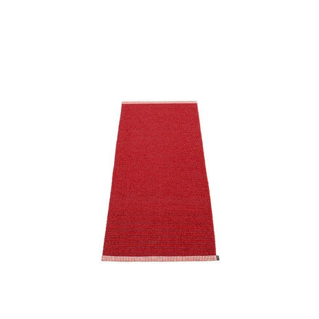 Tapis Mono Rouge Foncé