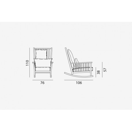 Fauteuil à bascule inOut 709