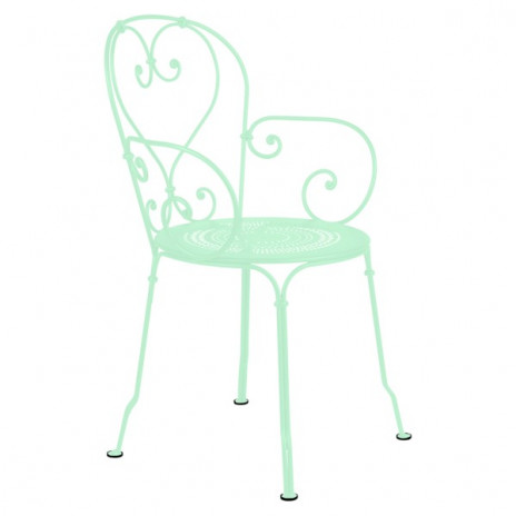 Fauteuil 1900 vert opaline