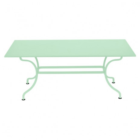 Table rectangulaire Romane vert opaline