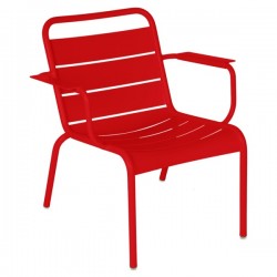 Fauteuil Lounge LUXEMBOURG coquelicot