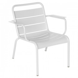 Fauteuil Lounge LUXEMBOURG blanc coton
