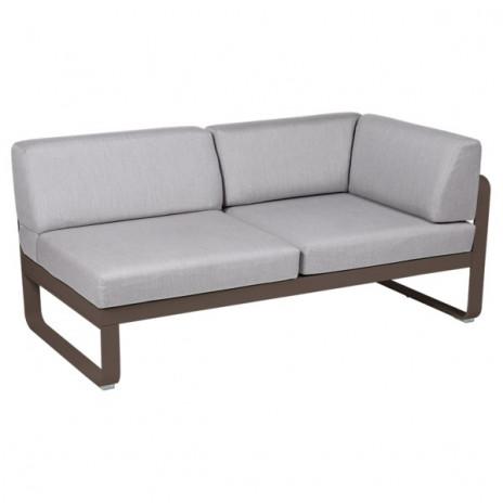 Module d'angle Droite 2 Places BELLEVIE rouille
