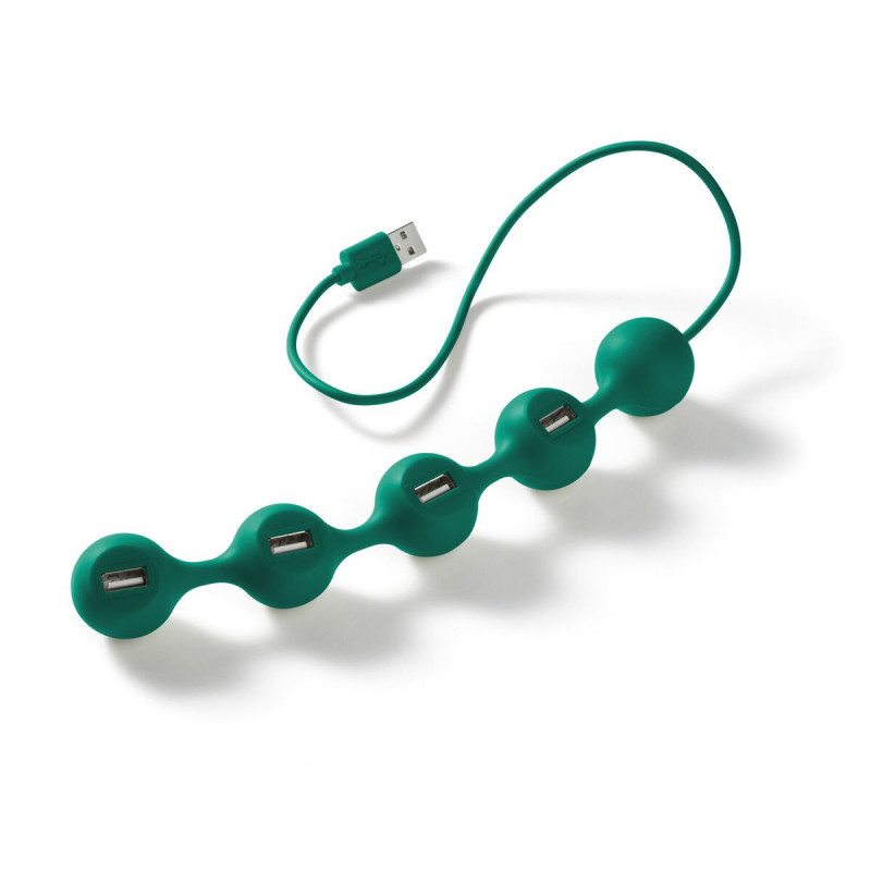 Chargeur usb PEAS HUB Vert D'eau