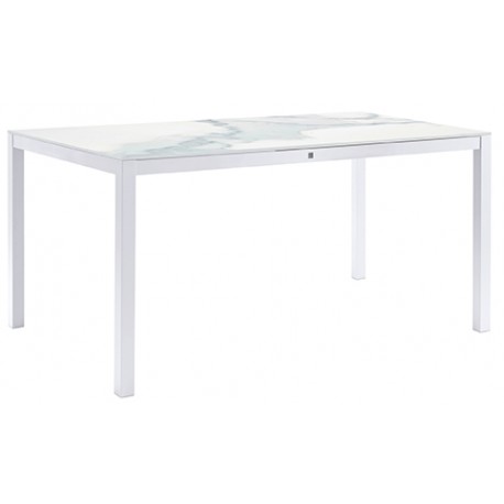 Table repas Kwadra 180x90 (avec dalle de verre)