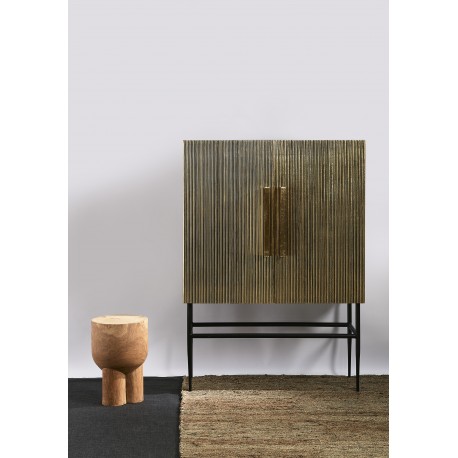 Cabinet Ribbel Gold Medium Cabinet Ribbel Gold Medium