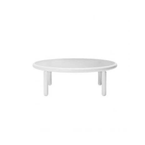 TABLE BASSE Big Roll Ø120 avec plateau de verre