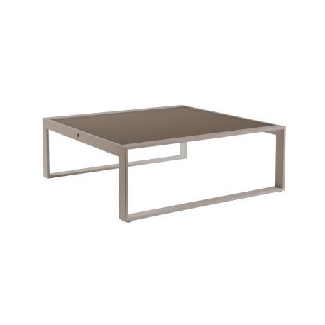 Table Basse Komfy avec dalle de verre