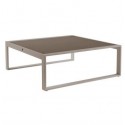 Table Basse Komfy avec dalle de verre