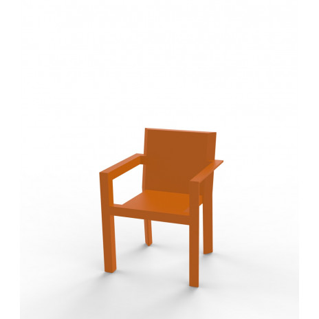 Chaise Frame Accoudoirs Orange