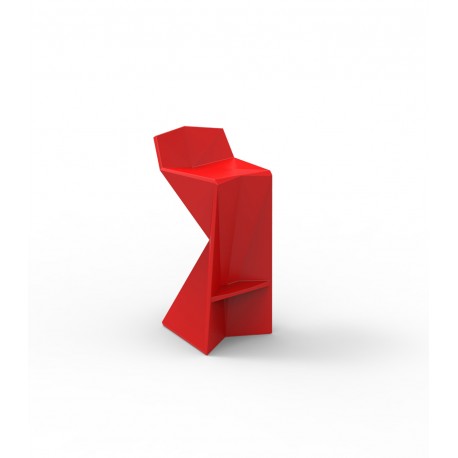 Tabouret Vertex Rouge