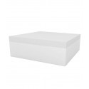 Large Pouf Jut Chill Blanc