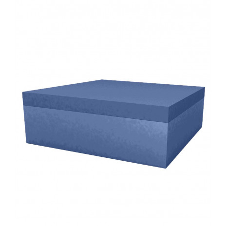 Large Pouf Jut Chill Laqué Notte Blue