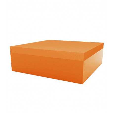 Large Pouf Jut Chill Laqué Orange