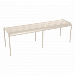 Banc Luxembourg sable opaque / lin