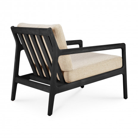 Fauteuil de jardin Jack en Teck Noir