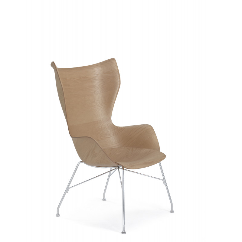 Fauteuil K/Wood Frêne Lamellé