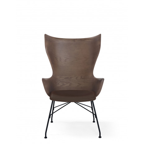 Fauteuil K/Wood Frêne Lamellé avec revêtement