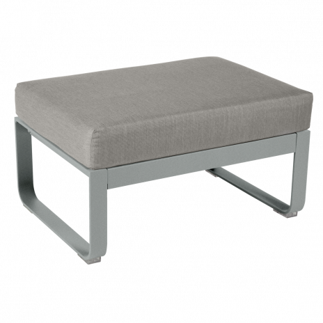 Pouf BELLEVIE taupe grisé