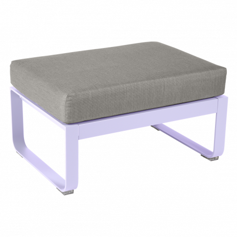 Pouf BELLEVIE taupe grisé