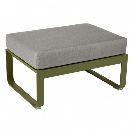 Pouf BELLEVIE taupe grisé