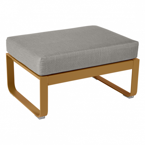 Pouf BELLEVIE taupe grisé