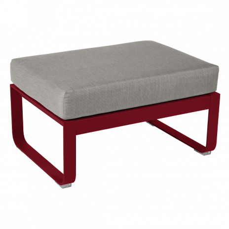 Pouf BELLEVIE taupe grisé
