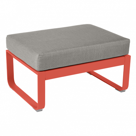 Pouf BELLEVIE taupe grisé
