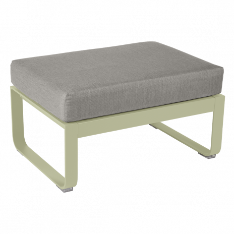 Pouf BELLEVIE taupe grisé