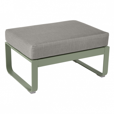 Pouf BELLEVIE taupe grisé