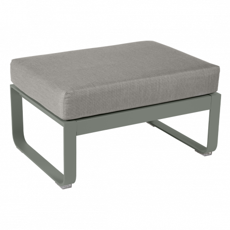 Pouf BELLEVIE taupe grisé