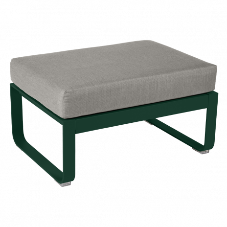 Pouf BELLEVIE taupe grisé